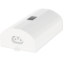 Biela sieťová zástrčka s eurozástrčkou