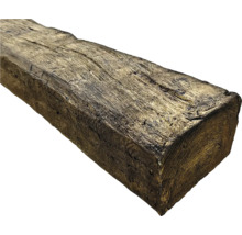 Dekoratívny trám z polyuretánu imituje staré drevo