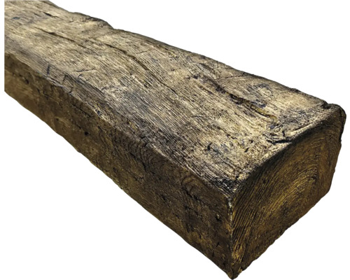 Dekoratívny trám z polyuretánu imituje staré drevo