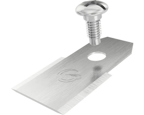 Lichobežníková čepeľ s upevňovacou skrutkou