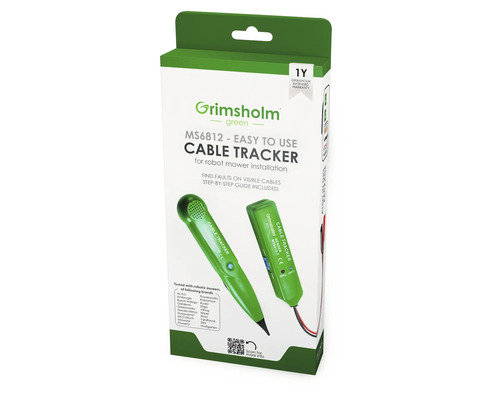 Grimsholm Hľadanie káblov pre inštaláciu robotických kosačiek v balení