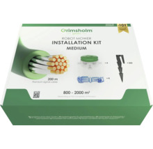 Inštalačná súprava Grimsholm Medium pre robotické kosačky s 200 m signálnym káblom, 4 pripojovacími svorkami, 4 káblovými konektormi a 300 kolíkmi