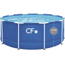 Nadzemný bazén s oceľovým rámom a výškou 1,07 metra