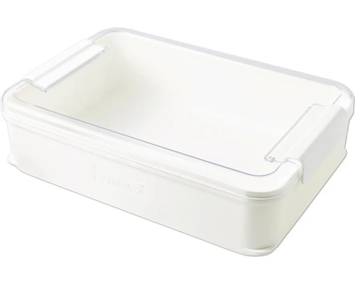 Plastový úložný box s priehľadným vekom