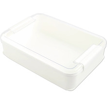 Plastový úložný box s priehľadným vekom