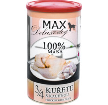 Max Deluxe krmivo pre psov s kuracím a kačacím mäsom