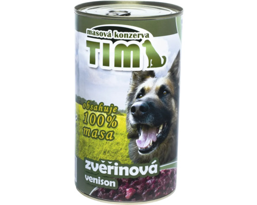 Konzerva pre psov so zverinou