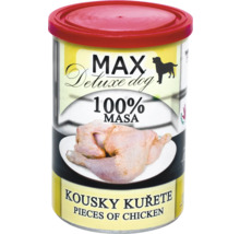 Max Deluxe Dog krmivo pre psov s kuracím mäsom v konzerve