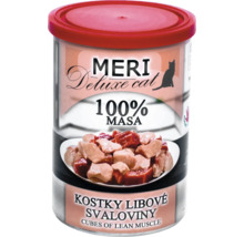 Meri Deluxe Cat krmivo pre mačky so svalovinou v konzerve