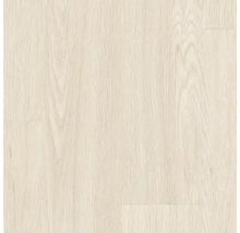 Svetlá laminátová podlaha s dreveným vzhľadom.