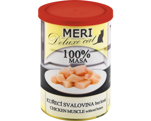 Meri Deluxe Cat konzerva pre mačky s kuracím mäsom bez kostí