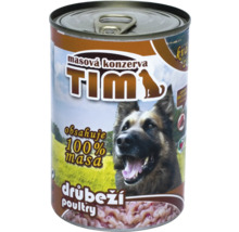 Konzervované krmivo pre psov s hydinou