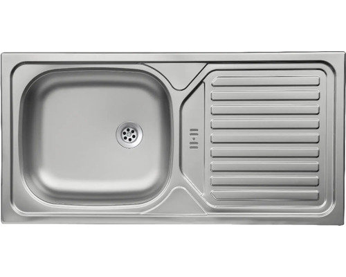 Nerezový drez s odkvapkávacou plochou