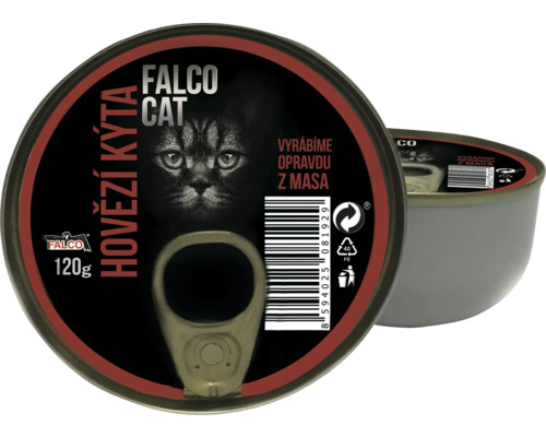 Falco Cat krmivo pre mačky, hovädzie, 120 gramov plechovka