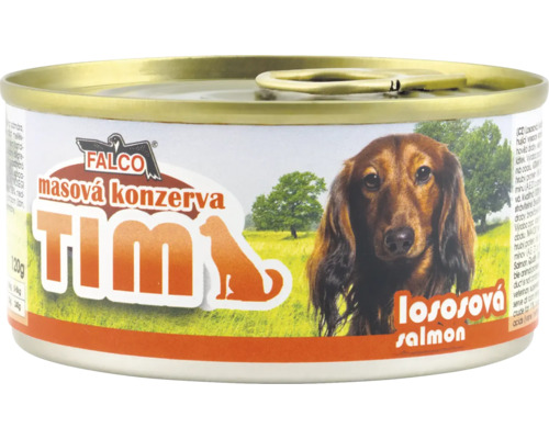 Konzerva pre psov Falco s lososom