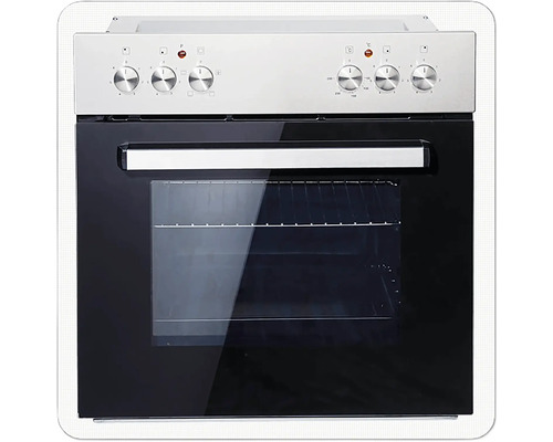 Elektrický sporák so sklokeramickou varnou doskou a ovládacími gombíkmi