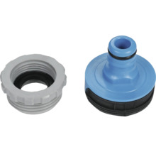 Spojka a adaptér záhradnej hadice z plastu