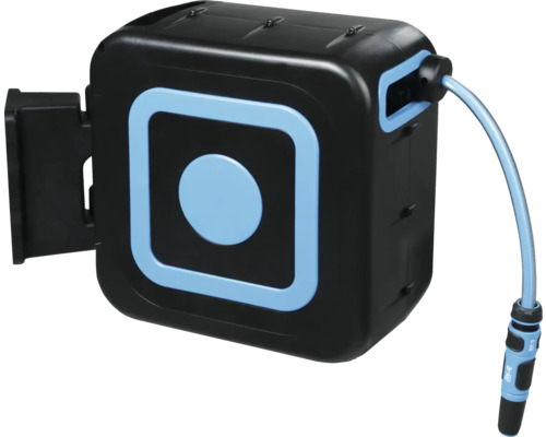 Navíjací box na záhradnú hadicu so záhradnou hadicou