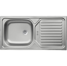 Nerezový drez s odkvapkávacou plochou