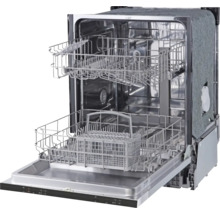 Otvorená umývačka riadu s košmi na riad