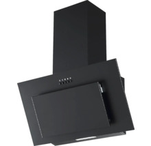 Čierny digestor s ovládacím panelom