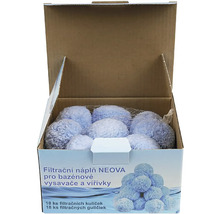 NEOVA filtračné guľôčky pre bazénové vysávače a vírivky, 18 kusov
