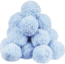 Hromada dekoratívnych snehových gúľ