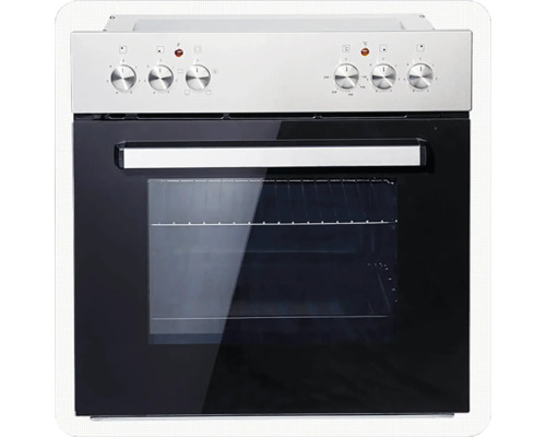 Elektrický sporák so sklokeramickou varnou doskou a ovládacími gombíkmi