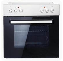 Vstavaná rúra s ovládacími gombíkmi a priehľadom