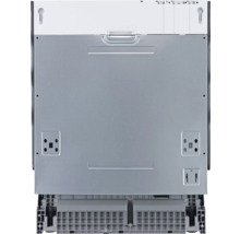 Pohľad zozadu na umývačku riadu na ilustráciu inštalácie