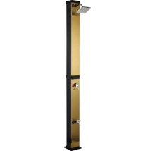 Záhradná sprcha s sprchovou hlavicou a vodovodným kohútikom