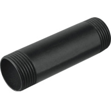 Čierna oceľová rúrka so závitovými koncami