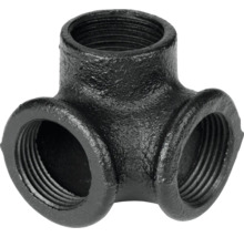 T-kus z temperovanej liatiny s vnútorným závitom