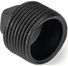 Čierna oceľová rúrková zátka