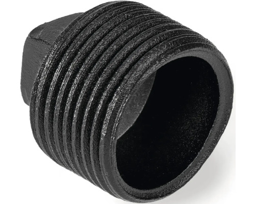 Čierna oceľová rúrková zátka