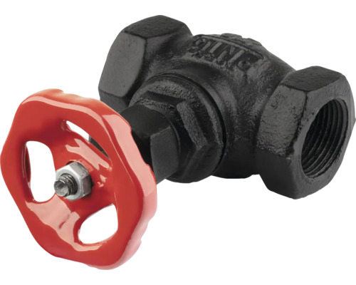 Uzavierací ventil s červeným ručným kolesom