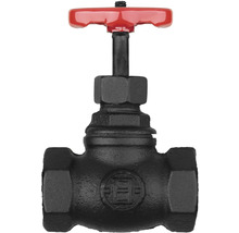 Ventil s červenou rukoväťou