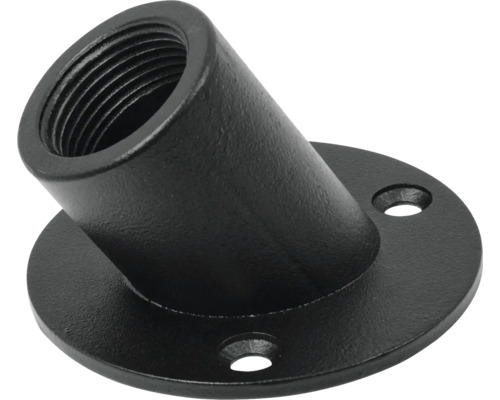 Šikmá pätica z kovu s montážnou doskou a vnútorným závitom