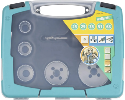 Sada dierových píl Wolfcraft v plastovom kufríku