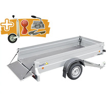 Jednoosý príves s príslušenstvom