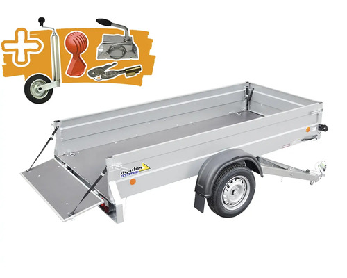 Jednoosý príves s príslušenstvom