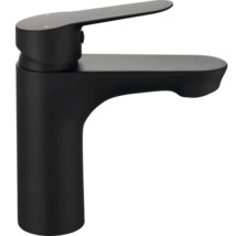 Čierna umývadlová páková batéria