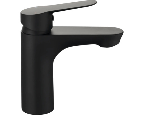 Čierna umývadlová páková batéria