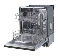 Otvorená umývačka riadu s dvoma košmi