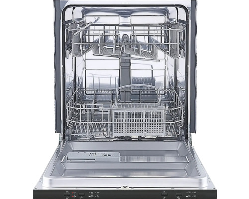 Otvorená umývačka riadu s košmi na riad