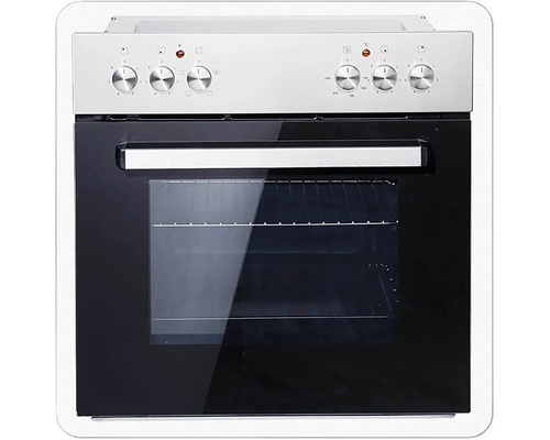 Rúra s ovládacími gombíkmi a sklenenými dverami