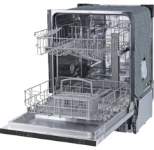 Otvorená umývačka riadu s dvoma košmi