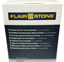 Škárovacie krížiky na terasové dosky, 5 milimetrov, obsah 50 kusov