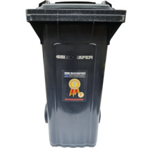 Popolnica s vekom a kolieskami