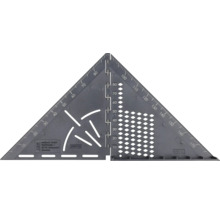 Hliníkový uhlomer so stupnicou